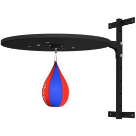 Soozier Wall Mounted Speed Bag Platform, Height Adjustable Punching Bag Training Kit