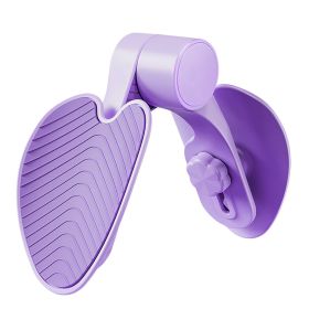 Thigh Exerciser Hip Trainer Inner Pelvic Floor Muscle Exercise Equipment with 3 Adjustable Resistance For Woman Postpartum Mother (Option: Purple)