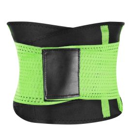 U-Shaped Slimming Waist Belt Body Abdominal Shapewear Sport Tummy Cincher Bands Office Ladies Postpartum Mothers (Option: 3XL_Green)