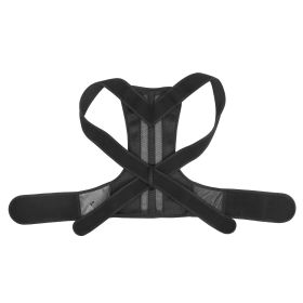 Unisex Back Posture Corrector Lumbar Upper Back Clavicle Shoulder Brace Belt (Option: 4XL)
